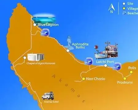 Appartement Akamas Sunset Boho Chic Maisonette By One *