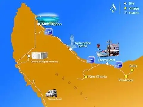 Apartmán Akamas Sunset Boho Chic Maisonette By One *